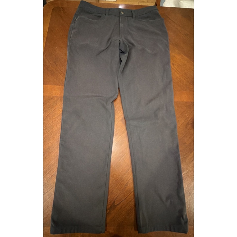 Lululemon ABC Pant Classic-Fit Dark Grey Mens 31x31 Trousers